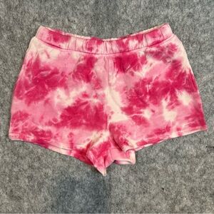 Tucker + Tate Girls Pink Tie-Dye Cozy Play Everyday Shorts Elastic Waistband